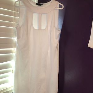 Fashion To Figure White Keyhole Dress